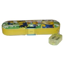 Minions Plastic Pencil Case + Sharpener