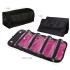Roll Up Toiletry Travel Bag Organizer for Cosmetics, Jewelry, Accessories, Electronics